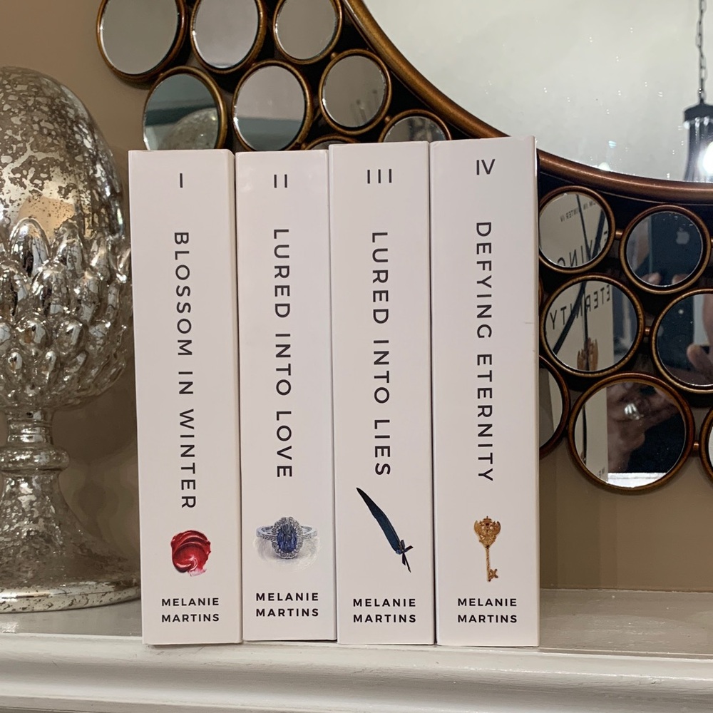 Set of 4 Melanie Martins Paperback Novels - White Spine Collection